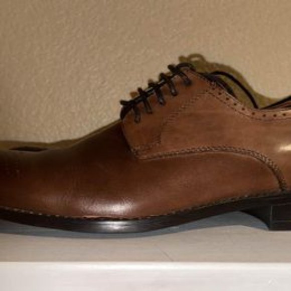 NICE!! Men’s leather Robert Wayne Shoes size 10 - Picture 3 of 6